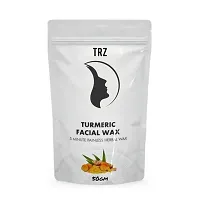 TRZ Turmeric Rose Facial Wax - 5 Minute Painless Herbal Wax Powder Cream No Redness No Burning-thumb1