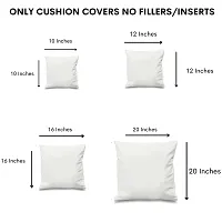 Cottonfry Soft Square 250 Velvet Pillowcases with Pom Poms Throw Pillow Cushion Covers, (Size: 10x10 Inches, Color:Sky Blue) Pack of 5 Piece-thumb4