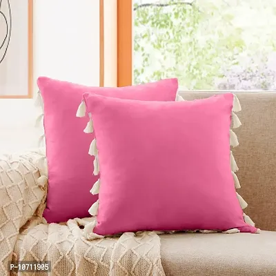 Pink pillow 2025 with tassels