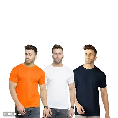 Fancy Round Neck T-shirt for Men Pack of 2