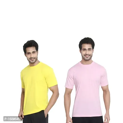 Fancy Round Neck T-shirt for Men Pack of 2