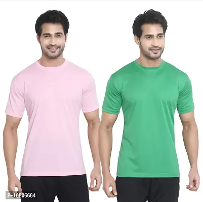 Fancy Round Neck T-shirt for Men Pack of 2