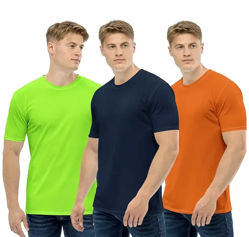 New in Fancy Round Neck T-shirt for Men Pack of 3