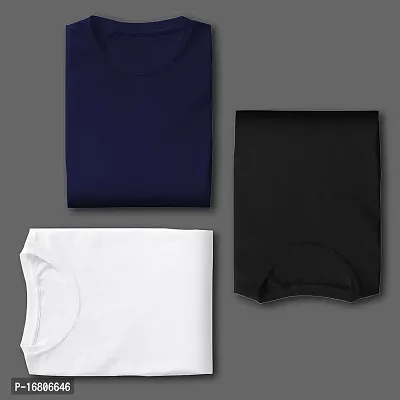 Fancy Round Neck T-shirt for Men Pack of 3