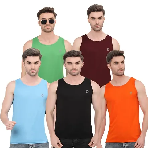 Urbanic Trendy Vest For Men Pack of 5