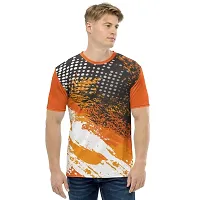 Urbanic Printed Round Neck T-Shirt for Men-thumb1