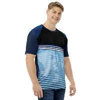 Urbanic Printed Round Neck T-Shirt for Men-thumb2