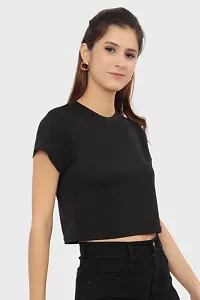 Trendy Round Neck Crop Top Pack of 2-thumb1