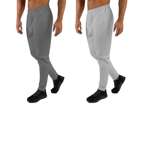 CLOTHINKHUB Trackpant For Men With 2 Pockets Pack of 2