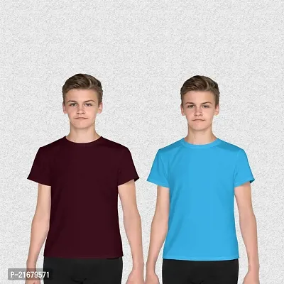 Boys Half Sleeve Round Neck T-Shirt Pack of 2