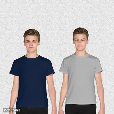 Boys Half Sleeve Round Neck T-Shirt Pack of 2