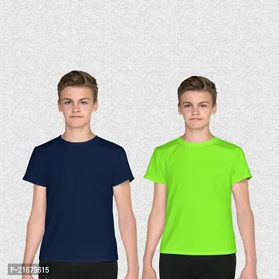 Boys Half Sleeve Round Neck T-Shirt Pack of 2