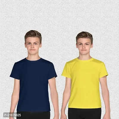 Boys Half Sleeve Round Neck T-Shirt Pack of 2