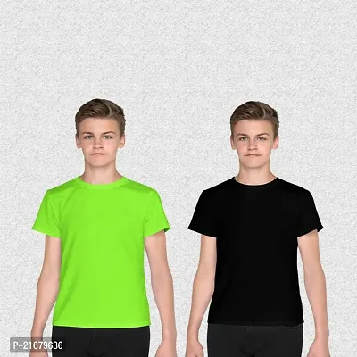 Boys Half Sleeve Round Neck T-Shirt Pack of 2