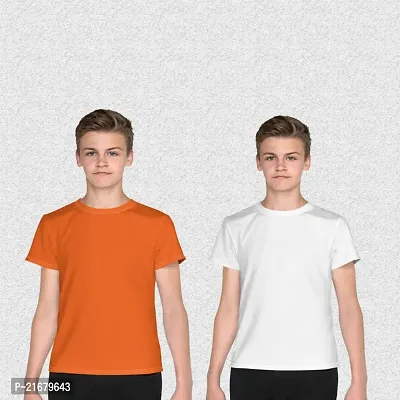 Boys Half Sleeve Round Neck T-Shirt Pack of 2