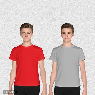 Boys Half Sleeve Round Neck T-Shirt Pack of 2