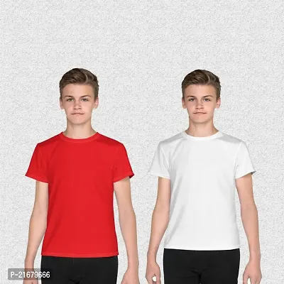 Boys Half Sleeve Round Neck T-Shirt Pack of 2