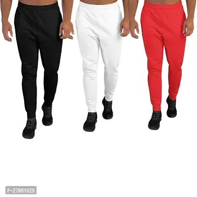 CLOTHINKHUB Trackpant For Men With 2 Pockets Pack of 3-thumb0