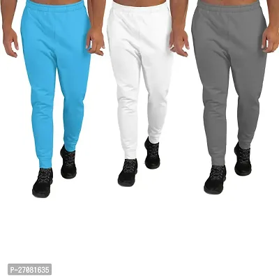 CLOTHINKHUB Trackpant For Men With 2 Pockets Pack of 3-thumb0