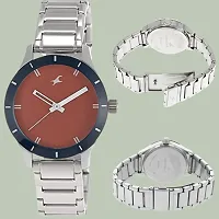 Red Dial Monochrome Analog Women's Watch-thumb1