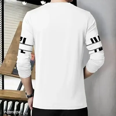 Elegant Cotton Blend Printed Round Neck Tees For Men-thumb3