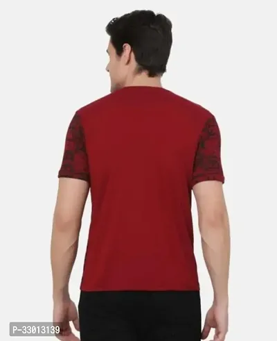 Comfortable Multicoloured Polyester Tees For Men-thumb2