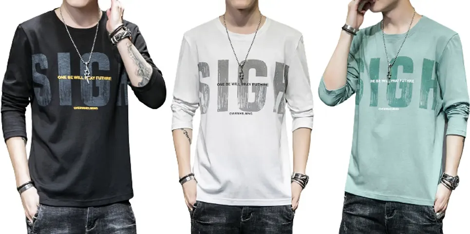 Reliable Polycotton Round Neck Tees For Men