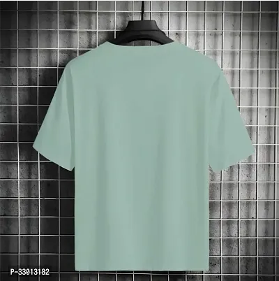 Comfortable Green Polyester Tees For Men-thumb2