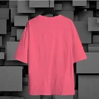 Comfortable Peach Polyester Tees For Men-thumb1