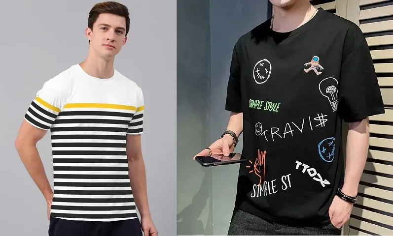 Reliable Polycotton Round Neck Tees For Men