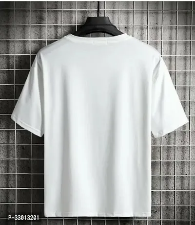 Comfortable White Polyester Tees For Men-thumb2