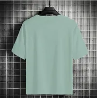 Comfortable Blue Polyester Tees For Men-thumb1