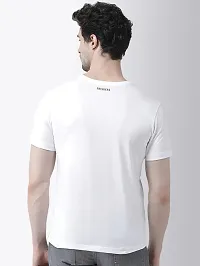 Comfortable Black Cotton Blend Tees For Men-thumb2