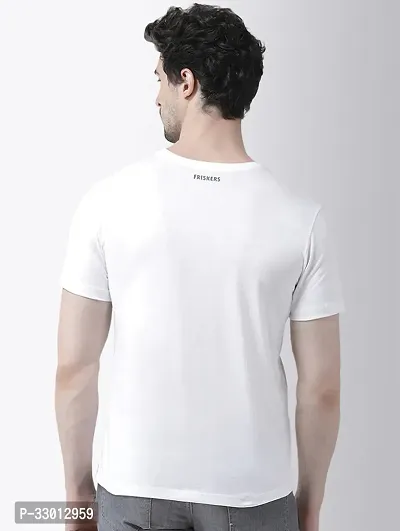 Comfortable Black Cotton Blend Tees For Men-thumb3