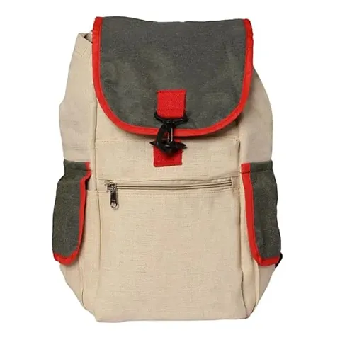 Cable Shopy Jute Laptop Back Pack Bag For Mens And Women