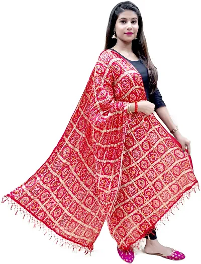 Beautiful Art Silk Dupattas For Women-Pack Of 1