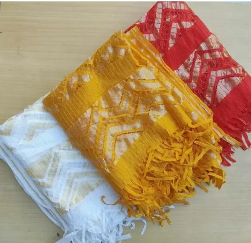 Stylish Silk Blend Printed Dupatta - Pack of 3
