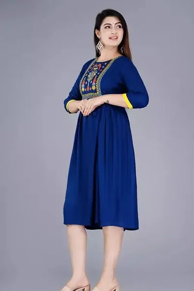 Treanding Embroided Kurti for Women and Girls