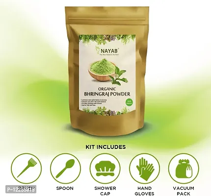 Nayab bhringraj powder to Make healthy hair growth  treatment | Bhringraj leaf powder (100 g)-thumb4