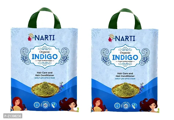 Narti indigo powder hair care 500g | indigo powder hair growht 500gm Pack of 2 1 kg