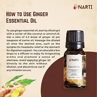 NARTI Ginger Essential Oil Pure  Natural Undiluted For Therapeutic Grade and belly fat burner, Acne  Wrinkles 30 ML ginger oil-thumb2