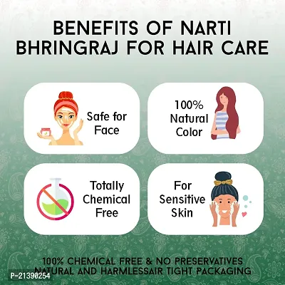 Narti bhringraj powder hair Pack 1.5 KG Pack of 3-thumb3