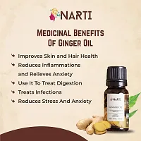 NARTI Ginger Essential Oil Pure  Natural Undiluted For Therapeutic Grade and belly fat burner, Acne  Wrinkles 30 ML ginger oil-thumb4