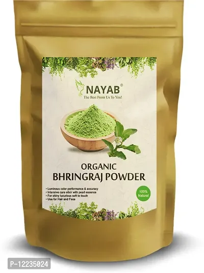 Nayab Organic Bhringraj Powder 100GM X 3 PACK (100 g)-thumb2