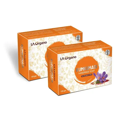 LA Organo Kumkumadi Handmade Natural Bath Soap -100gm