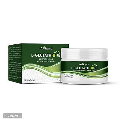 LA Organo Glutathione Cream, 50g  Glutathione Face Scrub, 50g  Glutathione Gel, 100g (Pack of 3)-thumb4