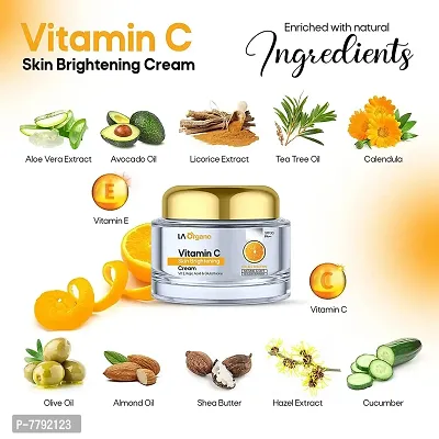 LA Organo Vitamin C Face Cream & Brightening Face Gel Combo Pack (Pack of 2) 150g-thumb2