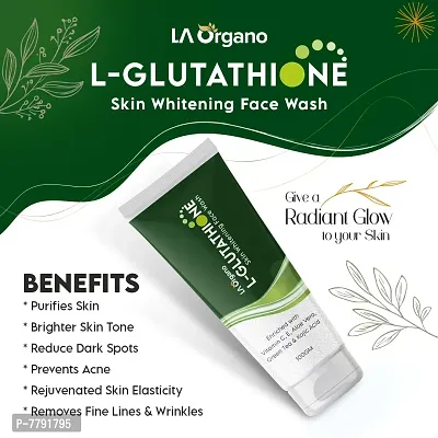 LA Organo Papaya Skin Whitening Cream and Glutathione Face Wash (Combo Pack of 2)-thumb5