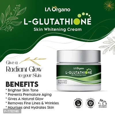 LA Organo Glutathione Cream, 50g & Glutathione Serum, 30ml & Glutathione Soap (Pack of 3)-thumb4