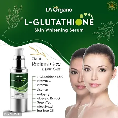 LA Organo Glutathione Serum, 30ml  Glutatione Soap, 100g (Pack of 2)-thumb3